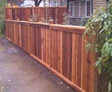 fence staining